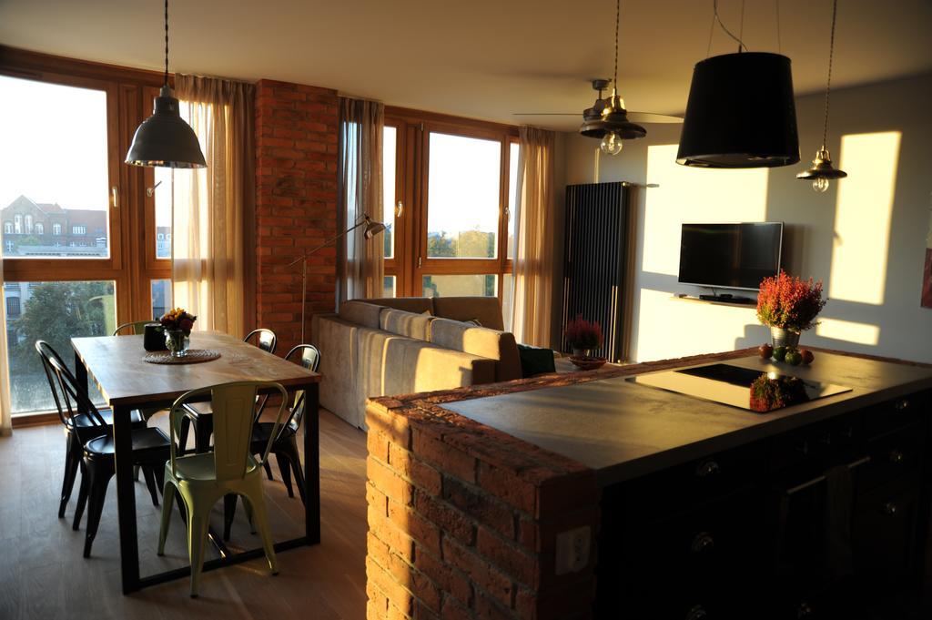 Staywin Riverfront Lofts Danzig Zimmer foto